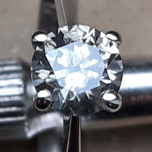 Brillant solitär ring 07ct - solitär, 1,07ct