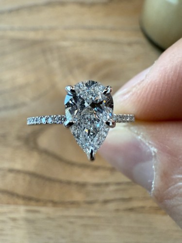 Diamantring pear cut - diamantring, ct