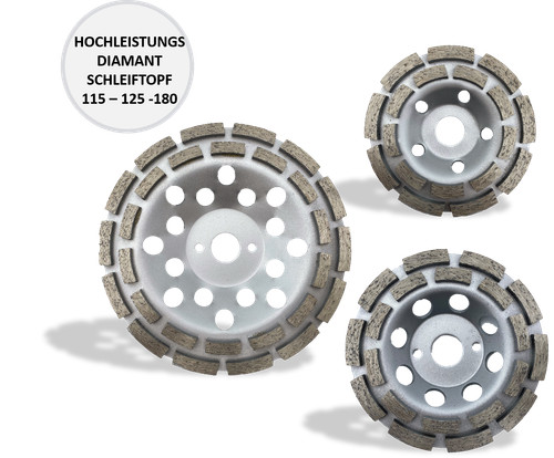 Diamantschleiftopf