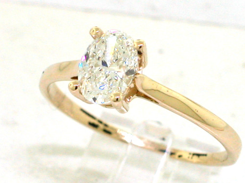 Diamant ring 585 gelbgold - diamant,