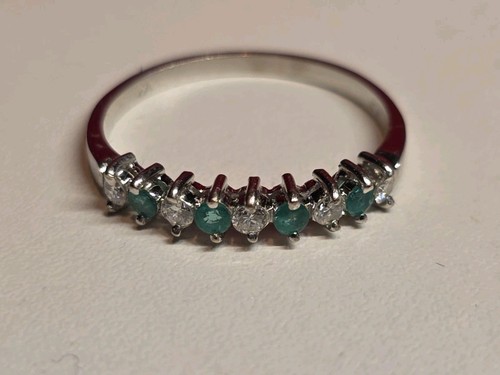 Edler smaragd diamant ring - smaragd,