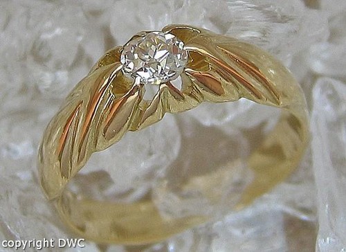 Ring mit diamant brillant - ring,