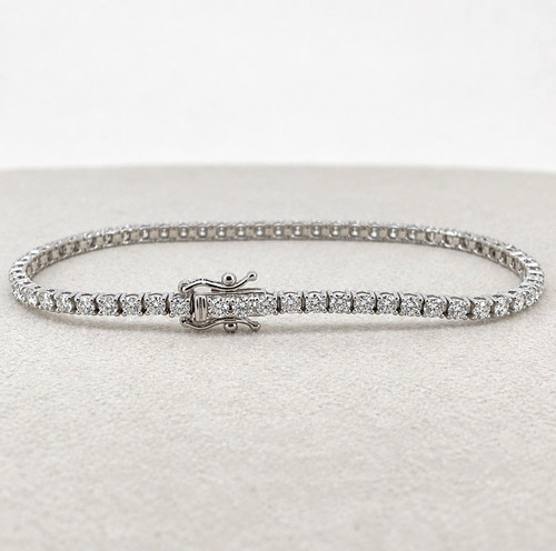 Diamant tennisarmband 750 - diamant,