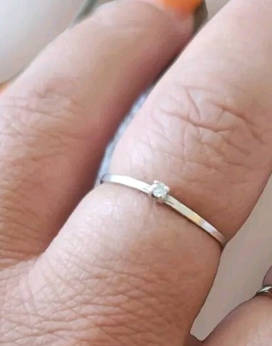 Weißgold diamantring 8 - weißgold,