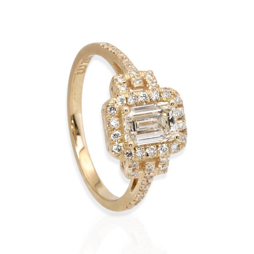 Diamantring 18k 750 gold 24 - diamantring,