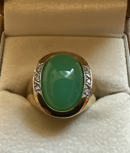Chrysoprasring gg375 mit - chrysoprasring,, gg375,mit