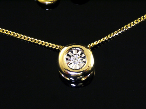 585 goldkette mit kleinem - 585,