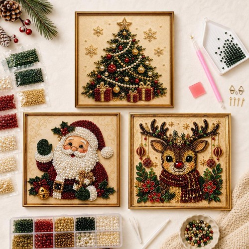 Diy weihnachts diamant malerei - diy,