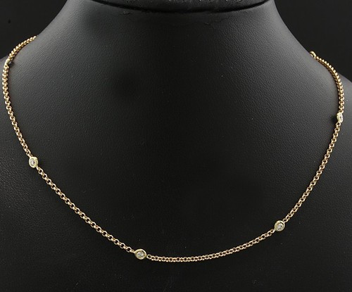 Halskette collier diamanten - halskette,