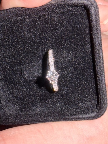Diamantring 585 weißgold - diamantring,